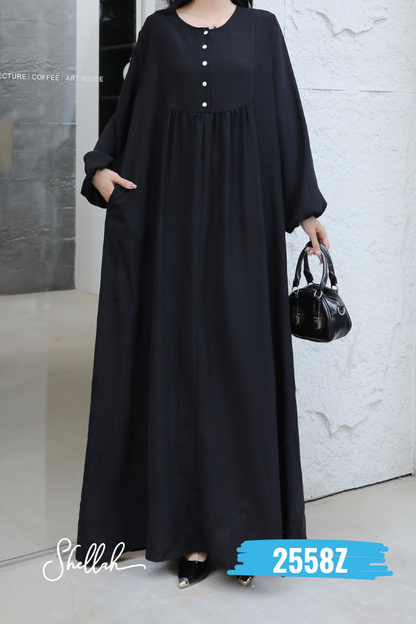 Muslim Long Dress - 2558Z