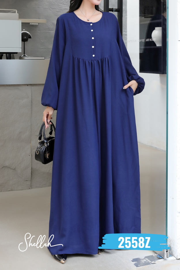 Muslim Long Dress - 2558Z