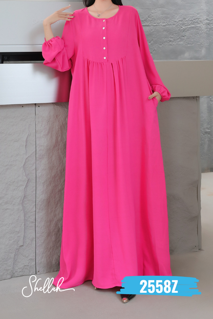 Muslim Long Dress - 2558Z