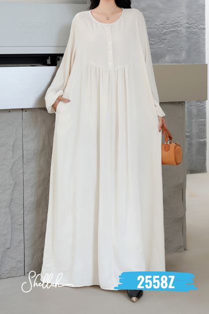 Muslim Long Dress - 2558Z