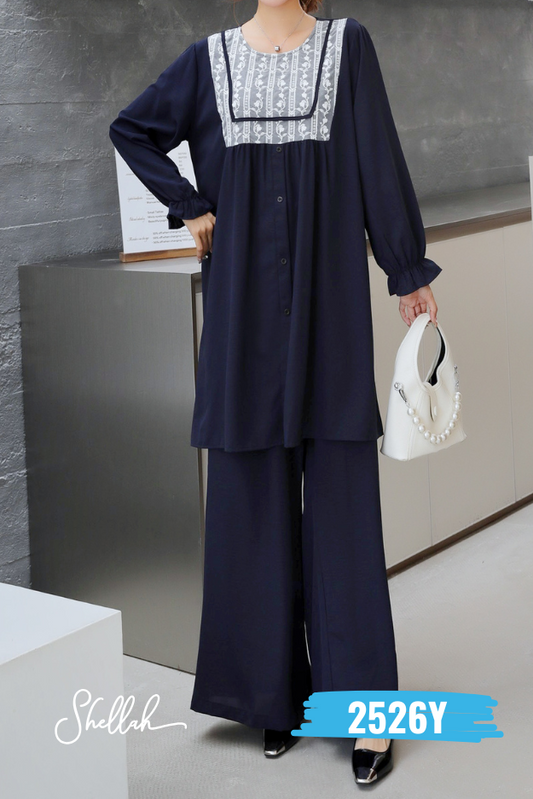 Modest Muslim Casual Top - 2526Y