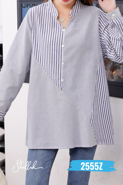 Casual Stripe Shirt - 2555Z