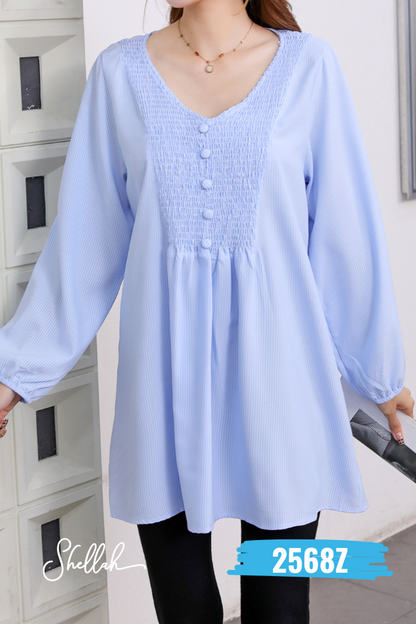 Loose Tunic Blouse Top - 2568Z