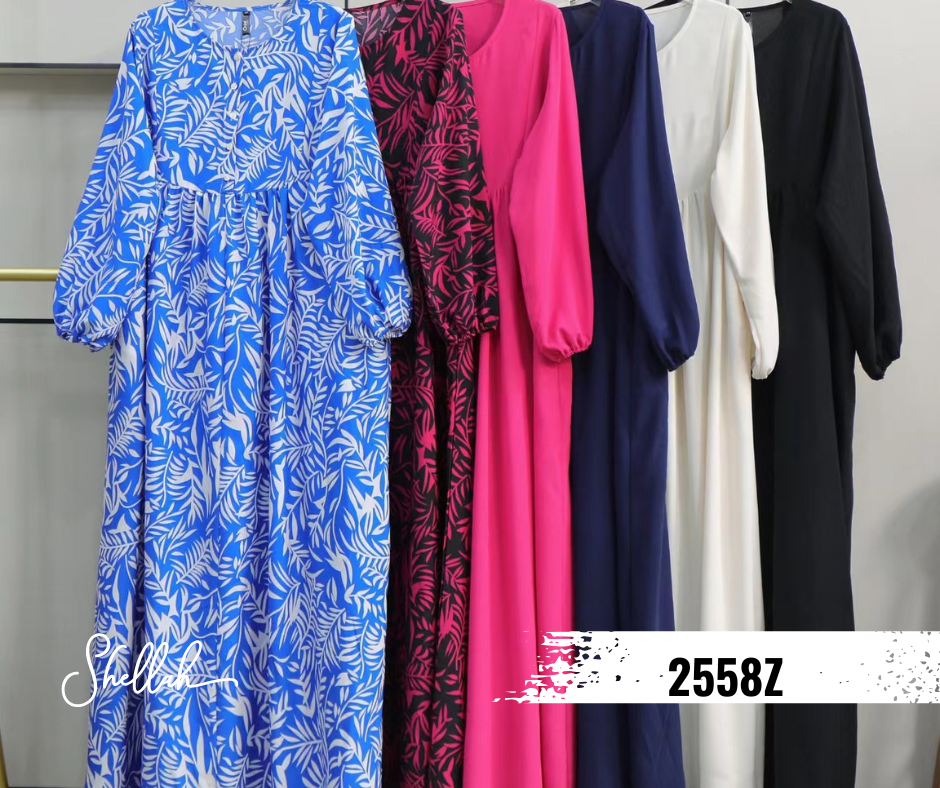 Muslim Long Dress - 2558Z